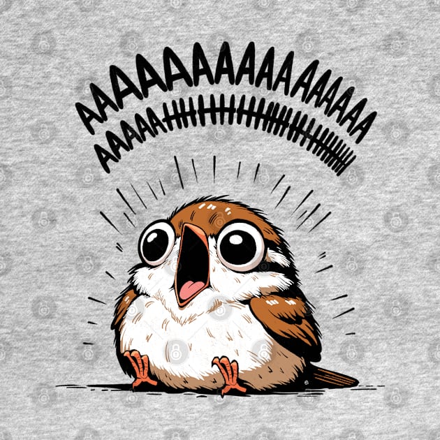 Little Screaming Sparrow by Itouchedabee